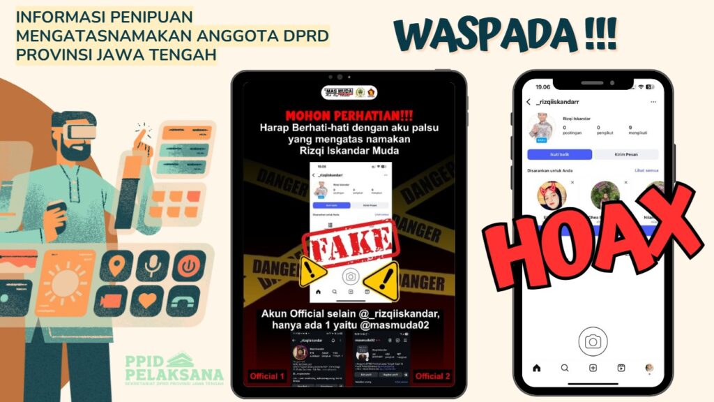 Waspada Penipuan Mengatasnamakan Anggota DPRD Prov Jateng